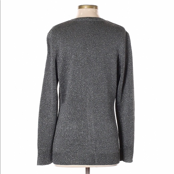 Lafayette 148 New York Grey Cardigan - Picture 2 of 2
